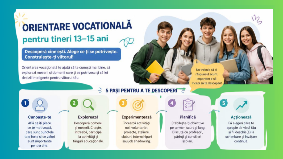 Harta elevului de clasa a VIIIa pentru viitor: interese, puncte forte și direcții profesionale