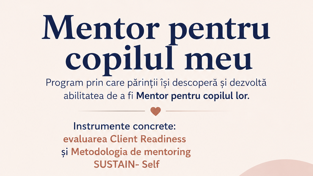 Mentor pentru copilul meu - S1