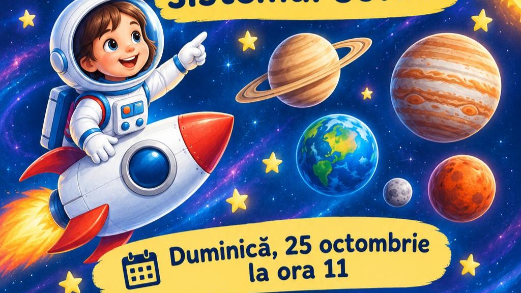 Spectacol de teatru interactiv Călătorie prin sistemul solar